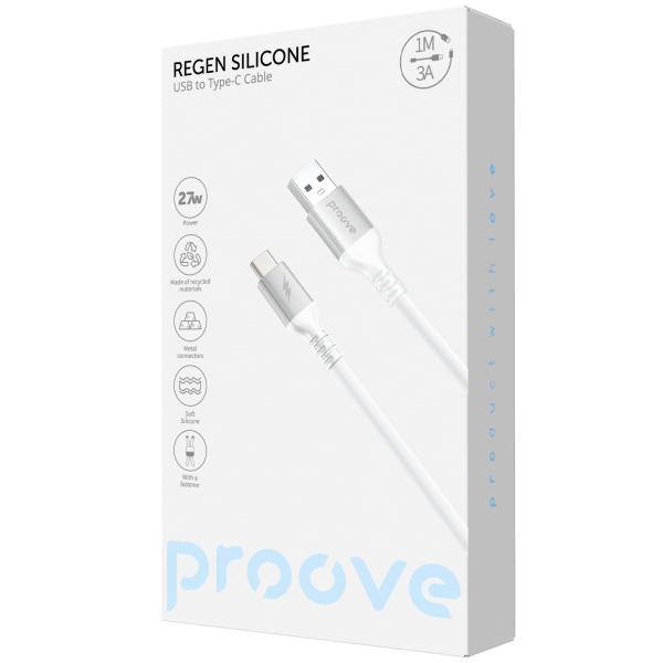 Proove ReGen Silicone USB to Type-C Cable 1m - Photo 1